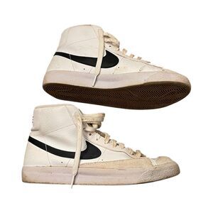 Nike Youth Blazer Mid 77 Vintage DA4086-100 White Running Shoes Size 7Y